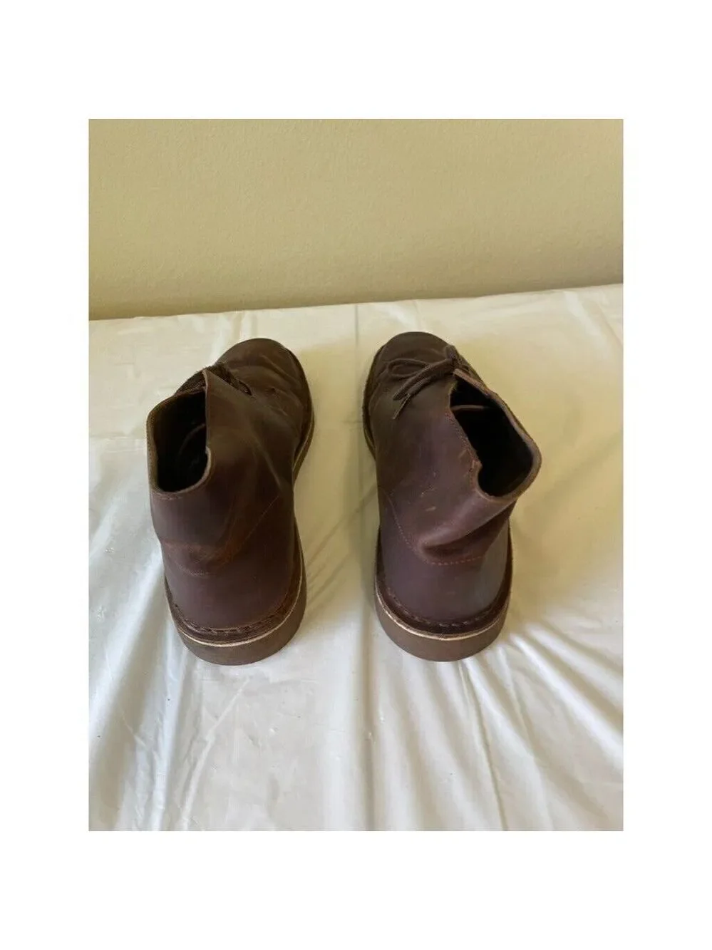 Clarks Men's Bushacre 2 Boot Chukka Desert brown leather 11.5